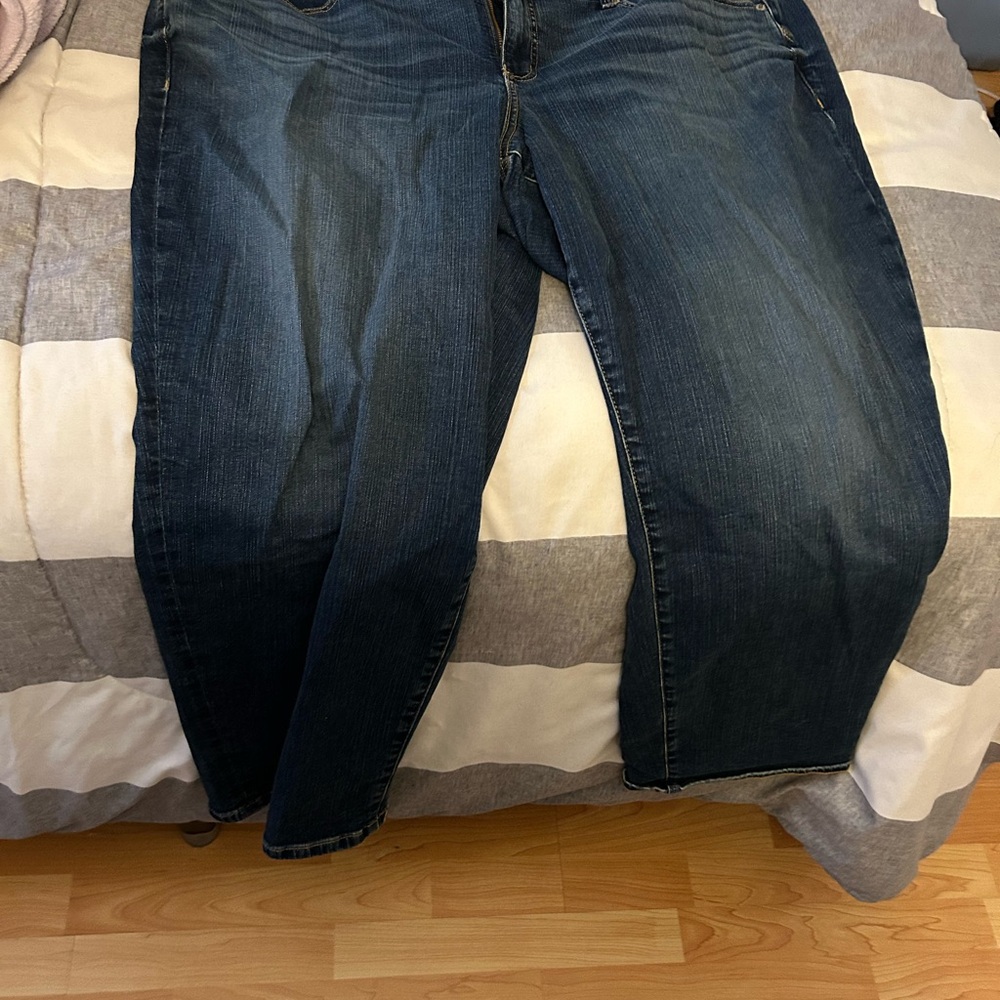 Torrid Blue Straight Leg Jeans with Classic Style